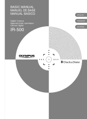 Olympus IR 500 IR-500 Basic Manual (English, Français, Español)