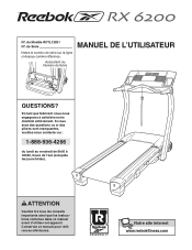 Reebok Rx 6200 Treadmill Canadian French Manual