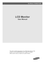 Samsung P1980ER User Manual (user Manual) (ver.1.0) (English)