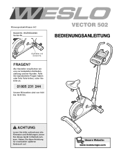 Weslo Vector 502 German Manual