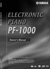 Yamaha PF-1000 Owner's Manual