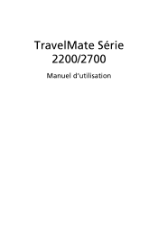 Acer TravelMate 2700 TravelMate 2200 / 2700 User's Guide FR