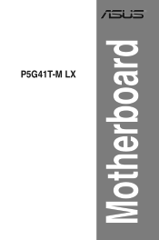Asus P5G41T-M LX User Manual
