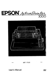 Epson ActionPrinter 3000 User Manual