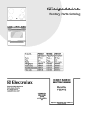 Frigidaire FES365ES Parts Catalog