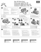 HP 932c HP DeskJet 930CM Printer - (English, French, Spanish, Italian) Macintosh Quick Setup Poster