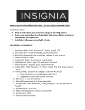 Insignia NS-15MS08 Driver Installation Guide (English)