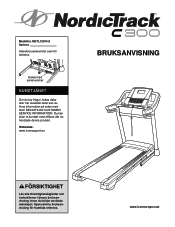 NordicTrack C 300 Treadmill Swedish Manual