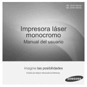 Samsung ML-2240 User Manual (SPANISH)