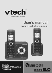 Vtech Three Handset Connect to CELL™ Answering System with Caller ID User Manual (DS6421-3 User Manual)