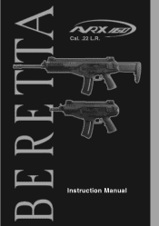Beretta ARX160 22LR Pistol Instruction Manual