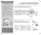 Dynex DX-DVD2 Quick Setup Guide (English)