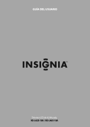 Insignia NS-L42X-10A User Manual (Spanish)