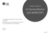 LG 27GK750F-B Owners Manual