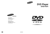 Samsung DVD P241 User Manual (ENGLISH)