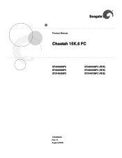 Seagate ST3146855LW Cheetah 15K.6 FC Product Manual