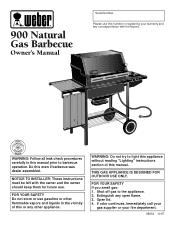 Weber 900 NG Owner Manual