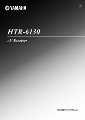 Yamaha HTR-6130BL Owner's Manual