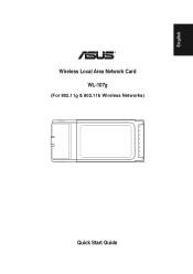 Asus WL-107G WLAN Quick Start Guide