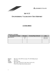 Biostar M6VCT M6VCT compatibility test report