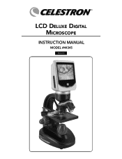 Celestron LCD Deluxe Digital Microscope Deluxe Digital LCD Microscope Manual (English, French, German, Italian, Spanish)