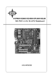 MSI 915GM-FR User Manual