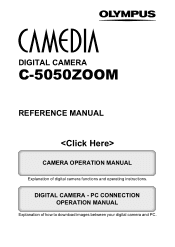 Olympus 5050 C-5050 Zoom Reference Manual (11 MB)
