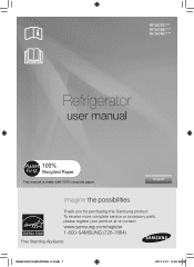 Samsung RF263BEAESR User Manual Ver.1.0 (English, French, Spanish)