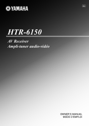 Yamaha HTR-6150BL Owner's Manual