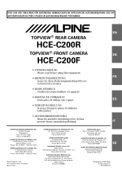 Alpine HCE-C200R Owners Manual