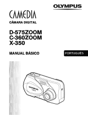 Olympus D-575 Zoom D-575 Zoom Basic Manual (Portuguese)
