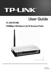 TP-Link TL-WA701ND User Guide