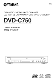 Yamaha C750 MCXSP10 Manual
