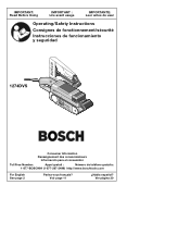 Bosch 1274DVS Operating Instructions