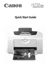 Canon PIXMA i475D i475D Quick Start Guide