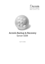 D-Link DNS-1250-06 Acronis Backup Software User Manual for DNS-1250-04