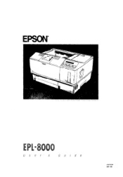 Epson EPL-8000 User Manual