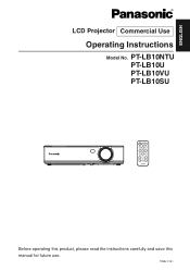 Panasonic PT-LB10U Portable Projector -multi-lang