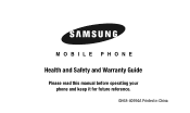 Samsung SM-G900T Legal T-mobile Wireless Sm-g900t Galaxy S 5 Kit Kat English Health And Safety Guide Ver.nc5_f3 (English(north America))