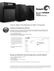Seagate BlackArmor NAS 420 BlackArmor NAS Time Machine MAC