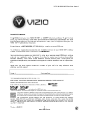 Vizio M220MV M190MV User Manual