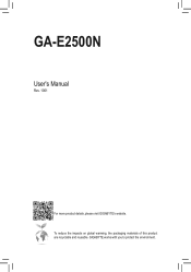 Gigabyte GA-E2500N User Manual