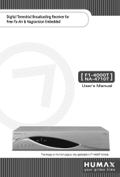 Humax F1-4000T User Manual
