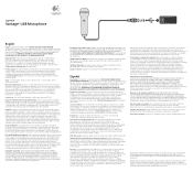 Logitech Vantage USB Microphone Setup Guide