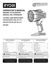 Ryobi PCL1308B Operation Manual 1