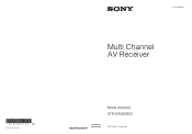 Sony STR-DA5600ES Mode d´emploi (Large File - 18.84 MB)