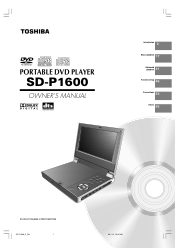 Toshiba SD-P1600SN User Manual