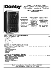Danby DBC120BLS Product Manual