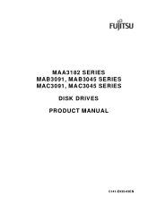 Fujitsu MAB3091SC Product Manual