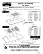 Maytag MGC4436BDC Installation Manual